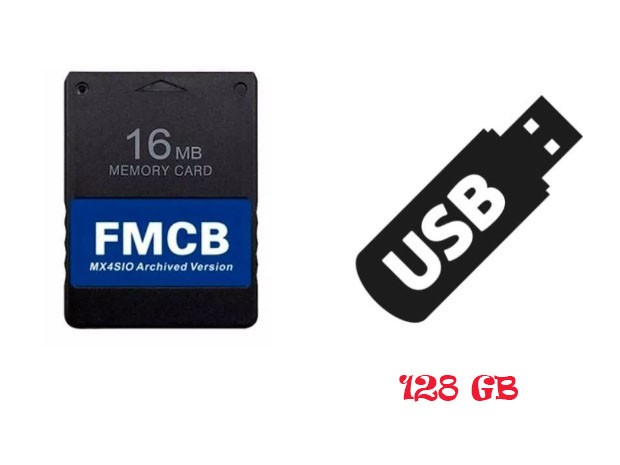 &+  KIT MEMORIA + PEN DRIVE 128 GB + SISTEMA FREEBOOT PARA SLIM